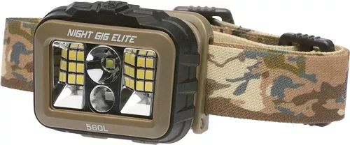 Browning Night Gig Elite Auric – Headlamp 560lumens Rchgbl 3aaa