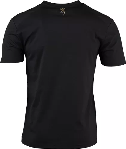 Browning Ss Perf Camp Shirt – Mule Deer Logo Black Large*