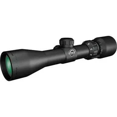 BSA Optics PS27X28 Edge Pistol Scope 2-7x28mm 30/30 Duplex Reticle, Black