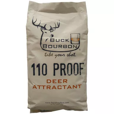 Buck Bourbon BB-11025 110 Proof Deer Attractant 25 lb, Tan
