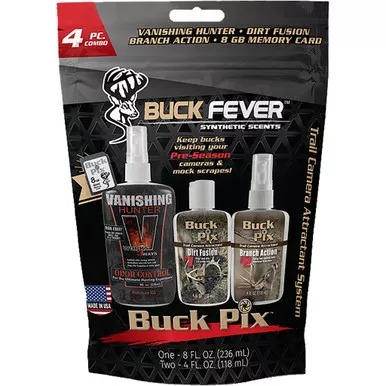 Buck Fever BF-BPK4 Buck Pix Combo Kit, Black