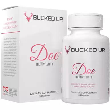 Bucked Up 1103100 Doe Full Spectrum Multivitamin, 60 Capsules, White