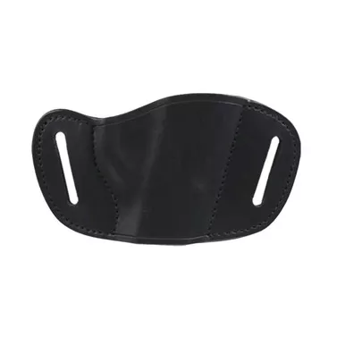 BULLDOG CASES Black Right Hand Molded Leather Belt Slide Holster For Small & Mini Autos (MLB-S)