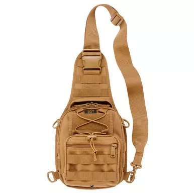BULLDOG CASES "Go" Tan Sling Bag/Waist Pack (BDT407T)