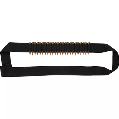 Bulldog Cases WRAB Rifle Shell Bandolier 24 Cartridges, Black