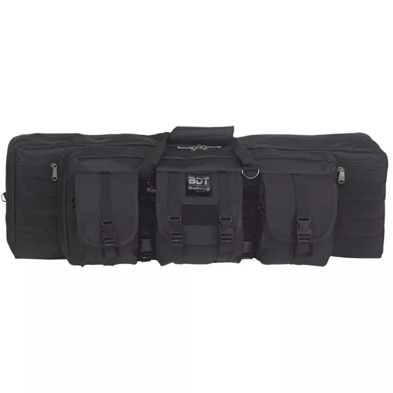 Bulldog Deluxe Double Tactical Rifle Case Black 36 in.