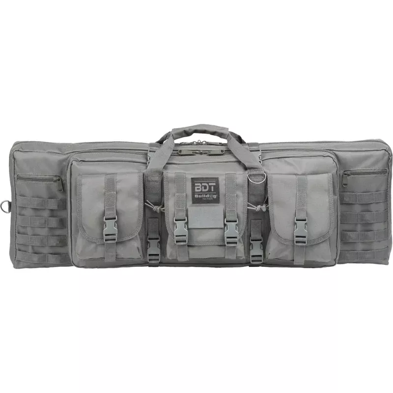 Bulldog Deluxe Single Tactical Rifle Case Seal Grey 36 in.