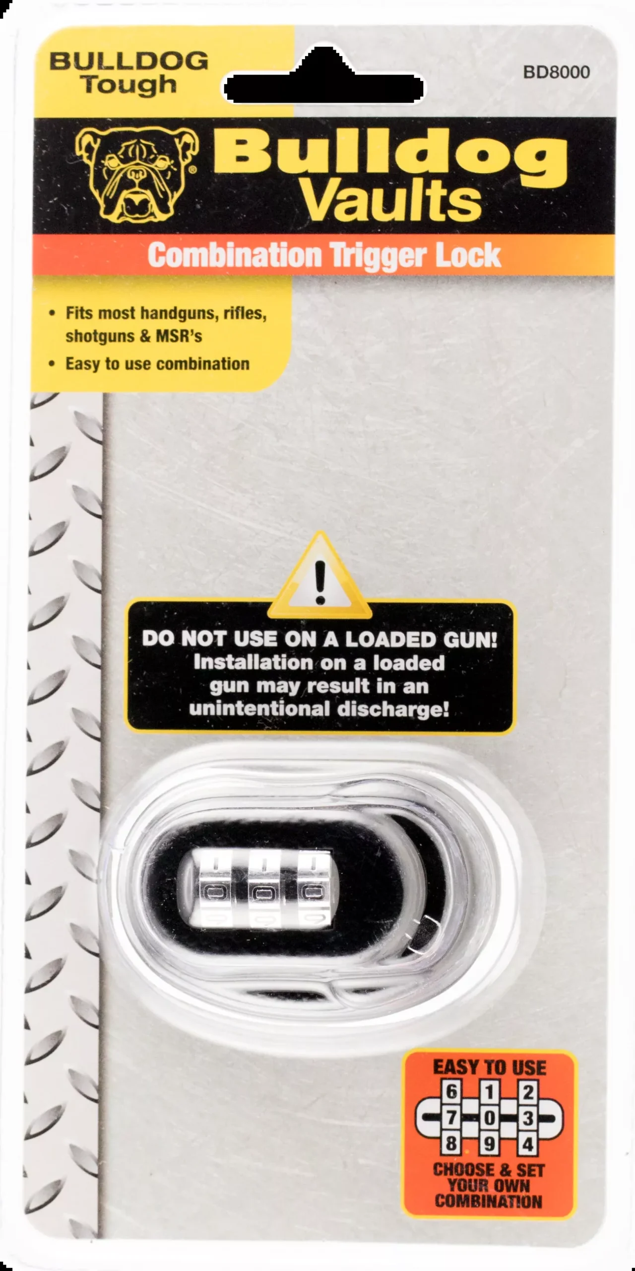 Bulldog Single Pack Trigger Lock Combination Lock