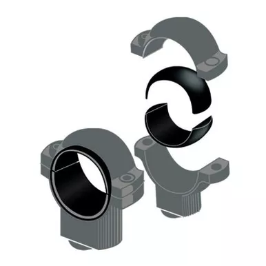 BURRIS 1in Signature Rings Pos-Align Offset Gunsmith Kit (626024)