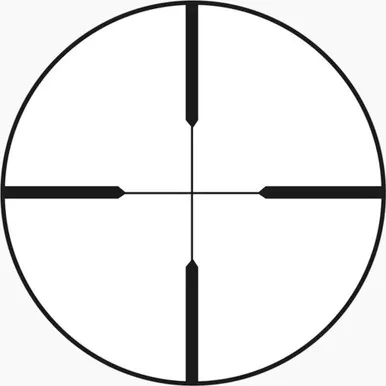 Burris 200218 Handgun Scope 2X Plex, Black