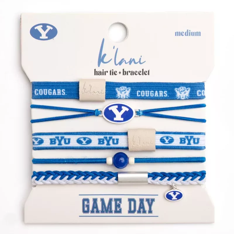 BYU Game Day Hair Tie Bracelets
