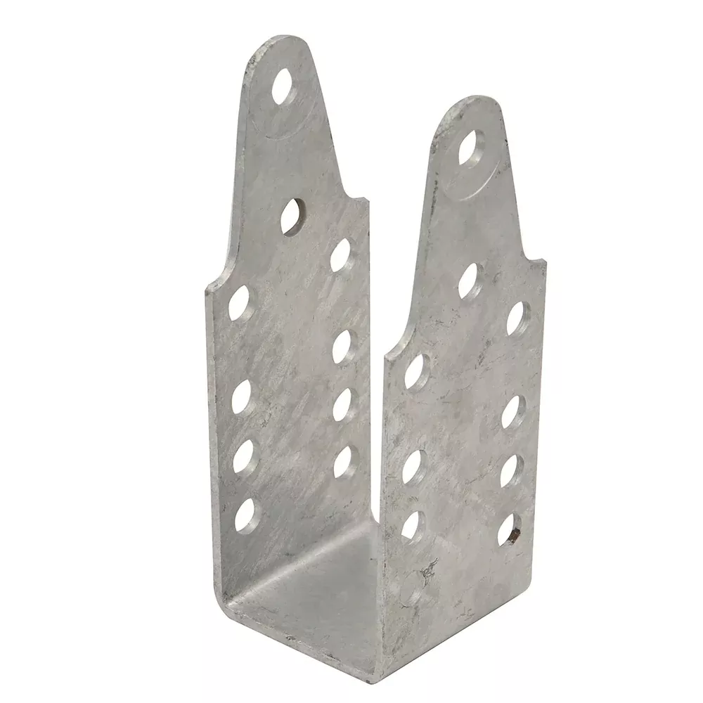 C.E. Smith Strap Bent Channel Upright Short Galvanized Bracket – 9″ [250-021786-10EZ]