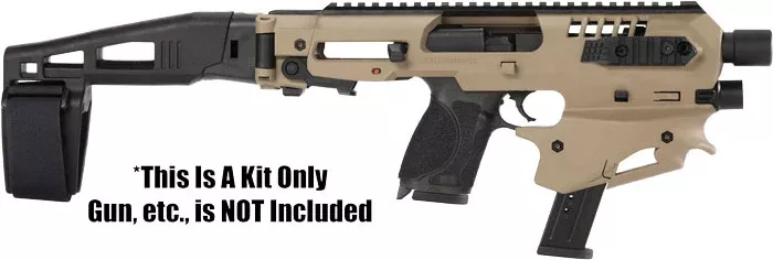 Caa Mck Micro Conversion Kit – S&w M&p 9/40 W/brace Tan