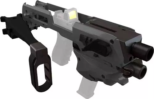 Caa Mck Micro Conversn Kit Gen – 3 For Glock 9/40 W/brace Gray