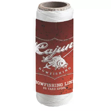 Cajun ABF5025 Premium Bowfishing Line, White, 25 Yards