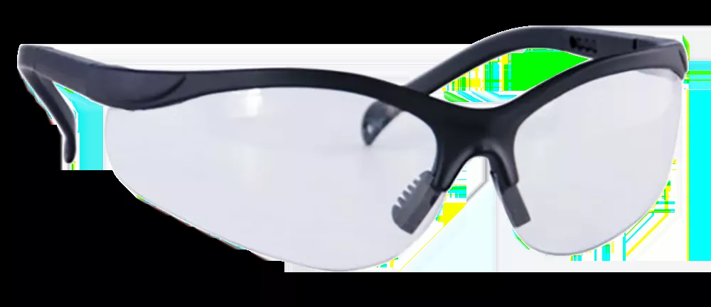 Caldwell 320040 Pro Range Shooting Glasses Clear Lens Black Frame 99.9% UV Rating