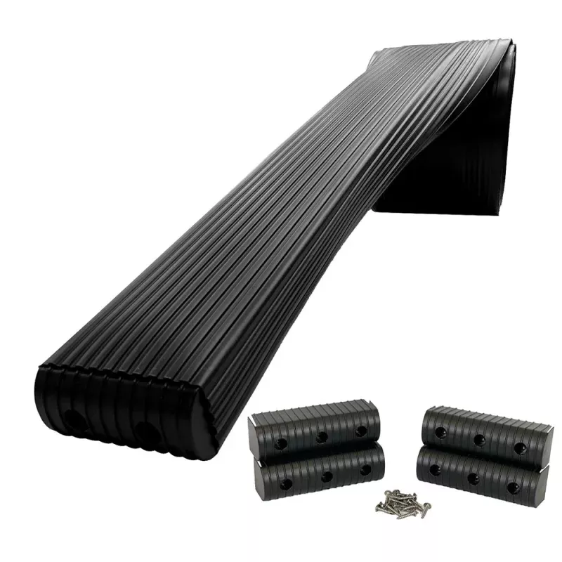 Caliber BunkWrap Kit – Black 24′ x 2 x 6 Roll + 4 Caps + HRDW Roll + 4 Endcaps & Stainless Steel Hardware