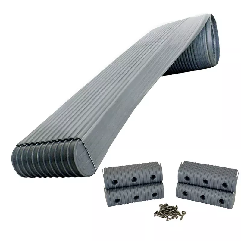 Caliber BunkWrap Kit – Grey 16′ x 2 x 6 Roll + 4 Caps + HRDW Roll + 4 Endcaps & Stainless Steel Hardware