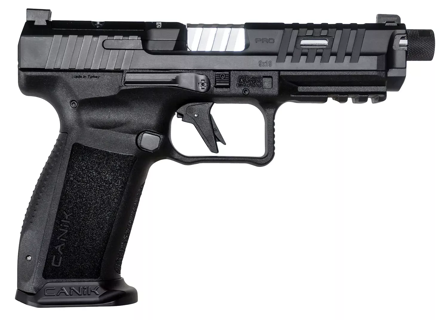 Canik Mete SFT Pro 9mm Luger Pistol 5" Black OR HGP7156N