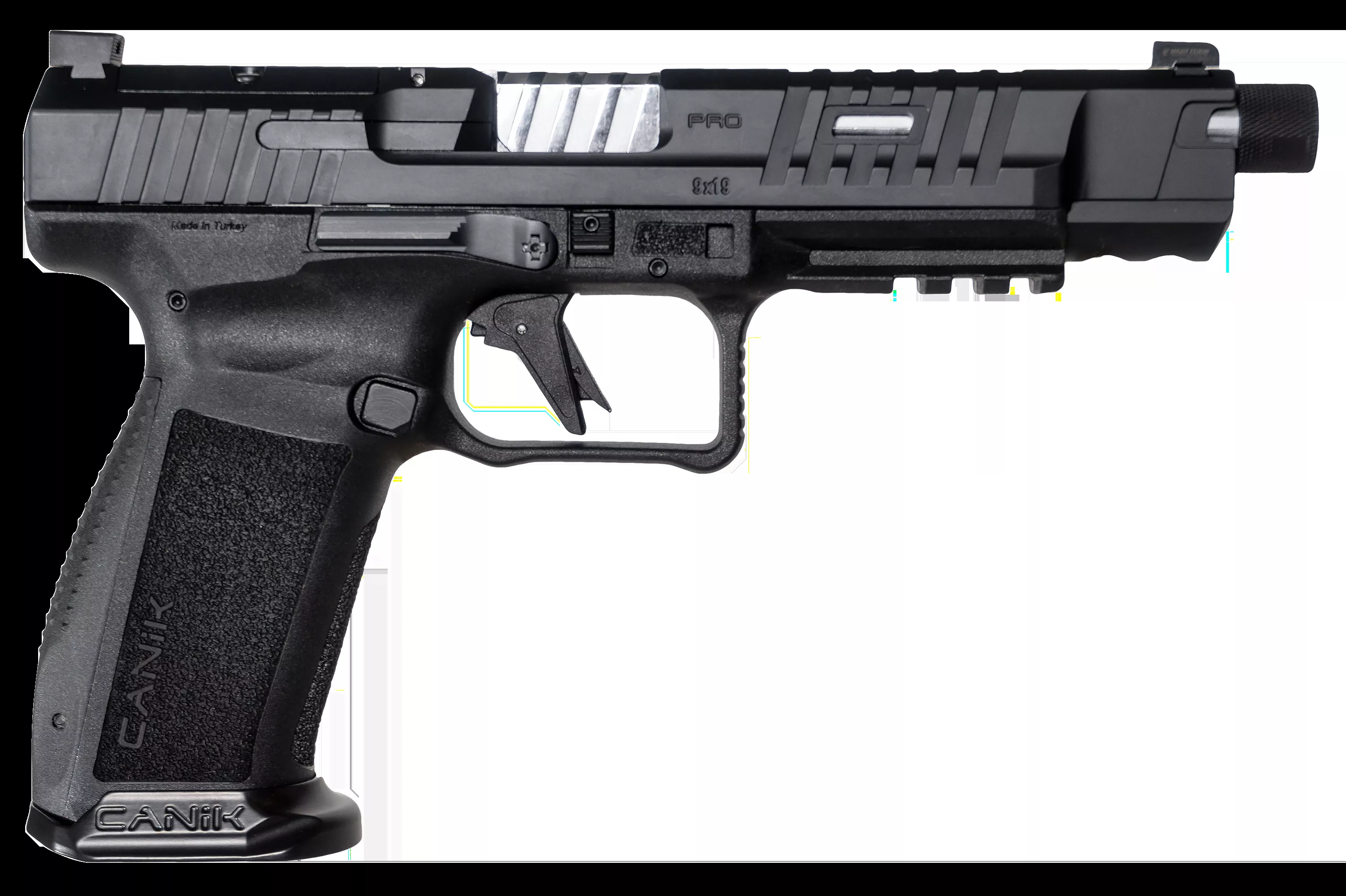 Canik Mete SFx Pro 9mm Luger 5.74" Black Pistol
