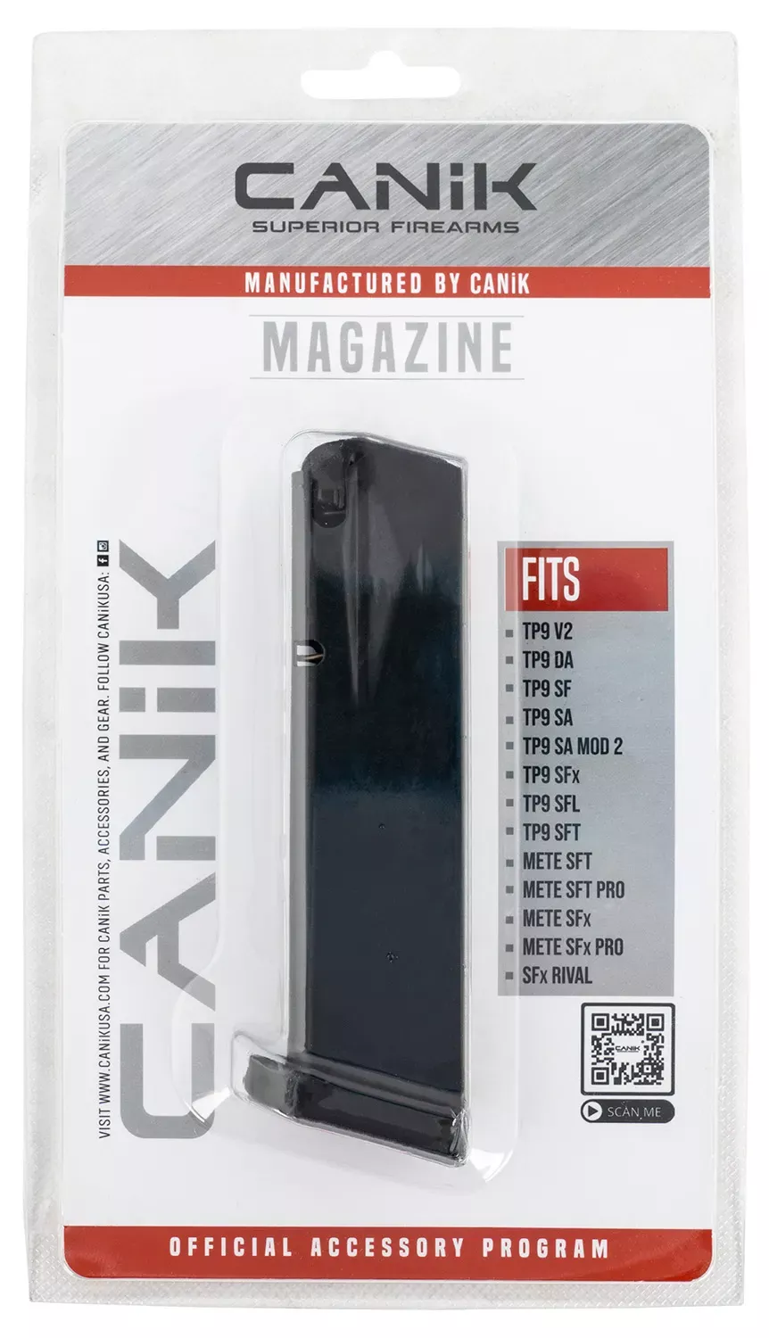 Canik OEM 18+1 9mm Luger Black