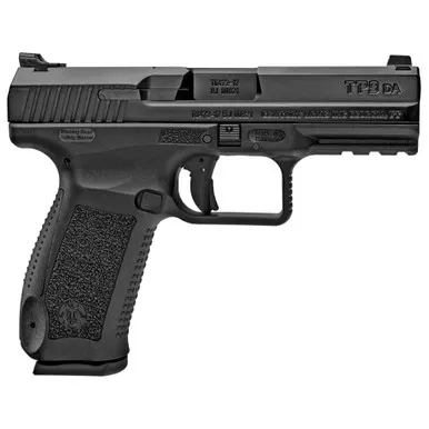 Canik TP9DA DA/SA 9mm 4.07" Match Barrel Black Dovetail Sights 2x18Rnd Mags