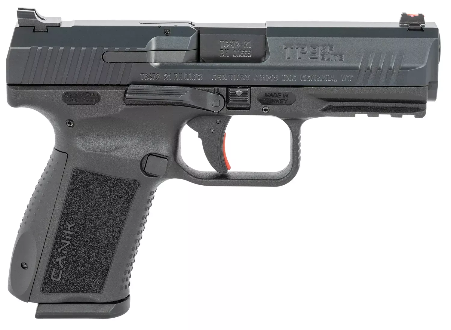 Canik TP9SF Elite 9mm Luger Pistol 4.19″ Black HG4870N