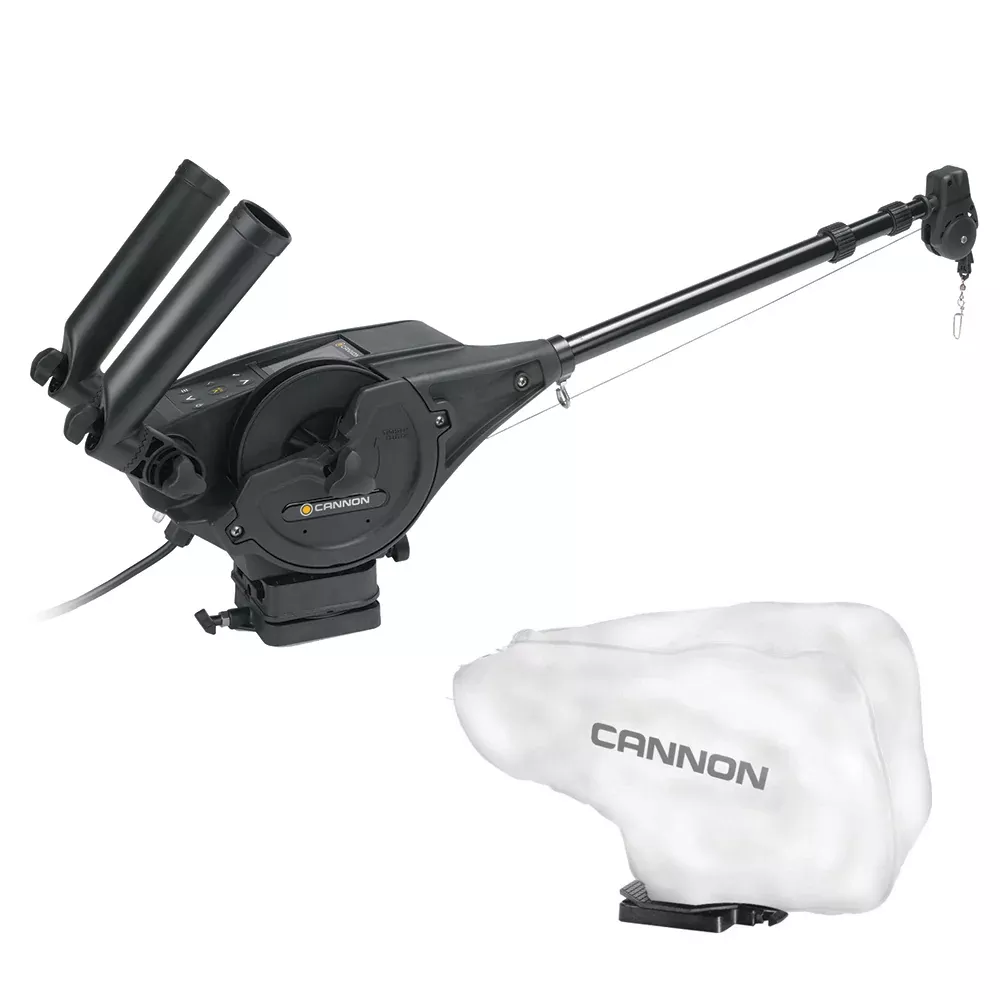 Cannon Optimum 10 Downrigger w/White Cover – 1902335/WHTCOVER