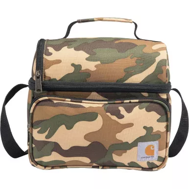 Carhartt Insulated 12 Can Two Compartment Lunch Cooler Camo
