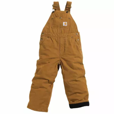 Carhartt Kid's Duck Bib Overall/ Quilt Lined