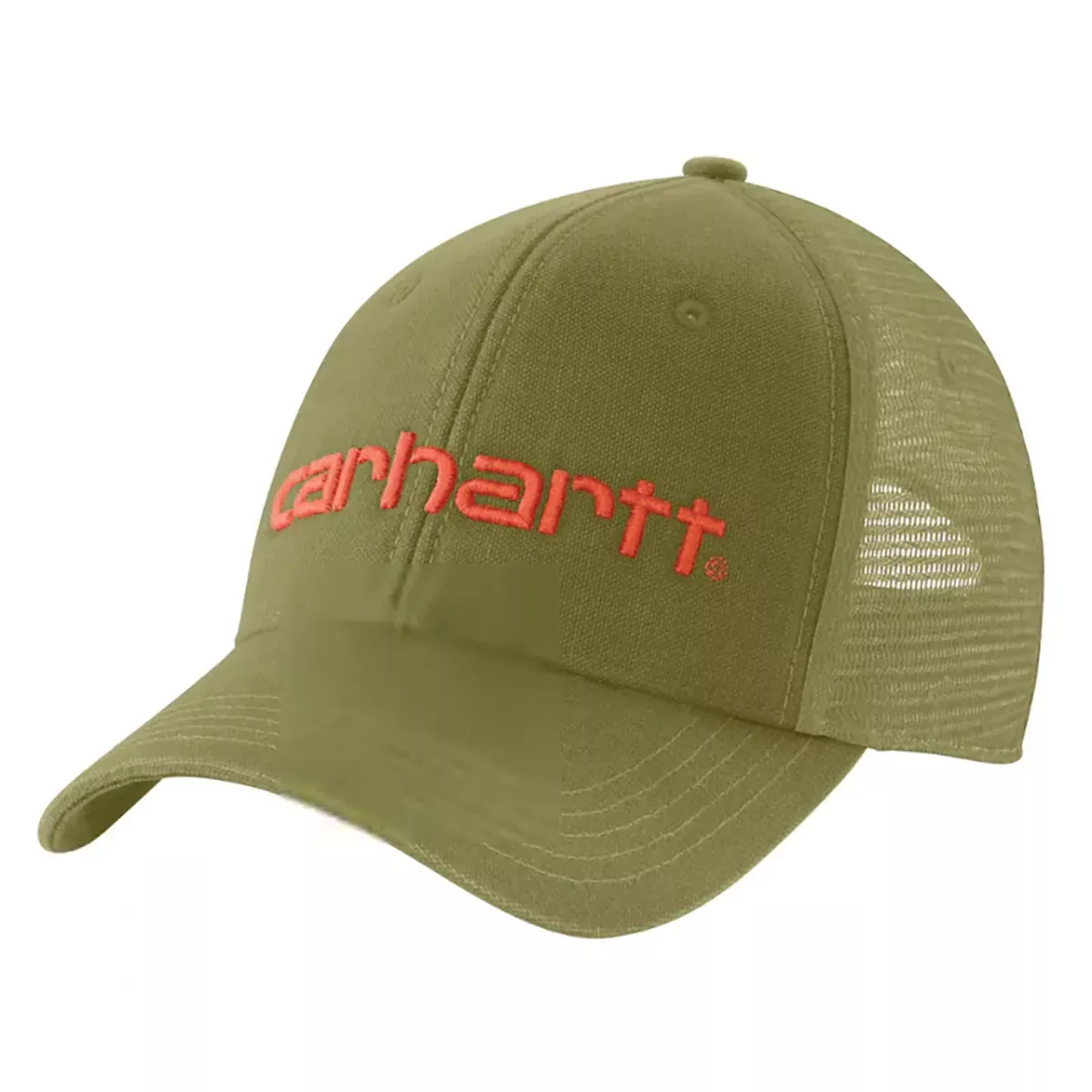 Carhartt Men’s Canvas Mesh-Back Logo Graphic Cap