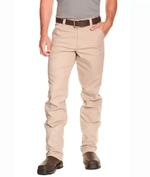 Carhartt Men’s Rugged Flex Relaxed Canvas Work Pants – Tan