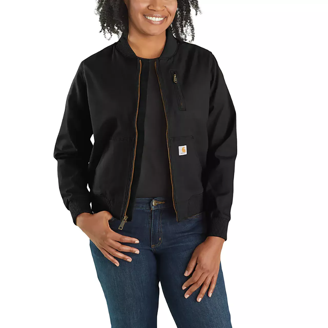 Carhartt Women’s Rugged Flex Black Canvas Jacket