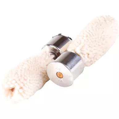 Carlsons 105 Aluminum/Wool Snap Cap 12 Gauge, White
