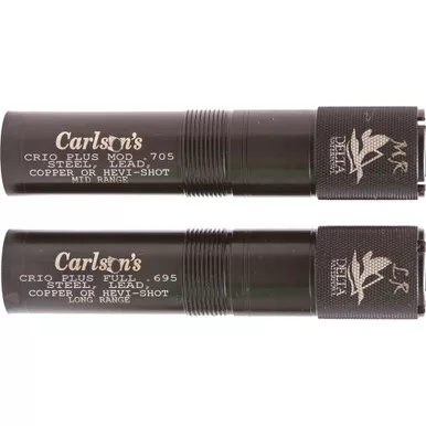 Carlsons 7570 Delta Waterfowl Choke Benelli Crio/Crio Plus MR/LR 12 Gauge, Black, 2 Pack