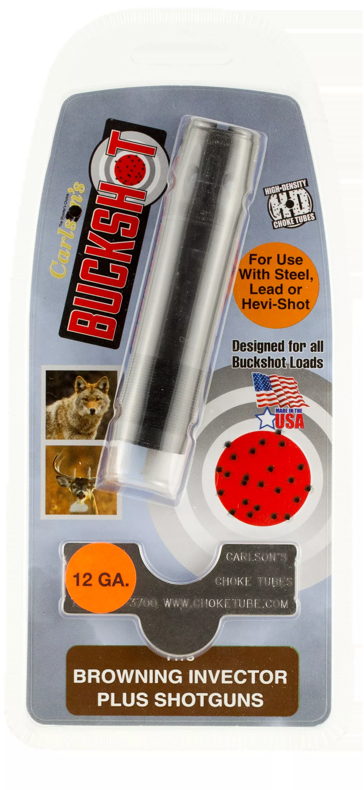 Carlsons Buckshot, Carl 18899 Ported Buckshot 12 Brn Inv+