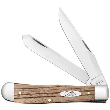 Case Smooth Natural Zebrawood Trapper