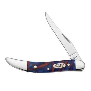 CASE XX Small Texas Toothpick Patriotic Kirinite Pocket Knife (11202)