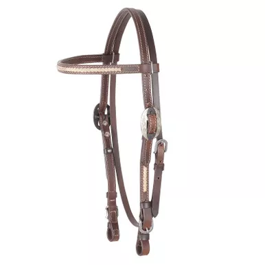 CASHEL COMPANY Rawhide Lace Browband Headstall (SA-HB19RL)