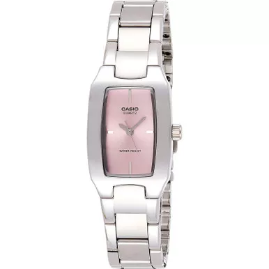 CASIO Enticer Ladies Analog Pink Dial Watch (LTP1165A-4C)
