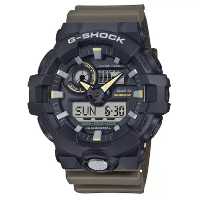 CASIO G-Shock Green World Time Watches (GA-710TU-1A3CR)