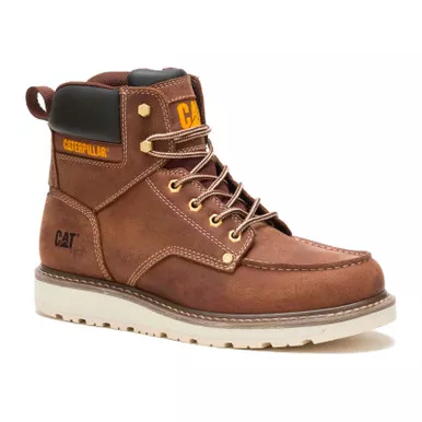 CAT Men Calibrate Steel Toe Khaki Work Boots (P51074)