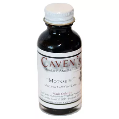 Cavens Moonshine Moonshine Raccoon Lure 1 oz., Clear