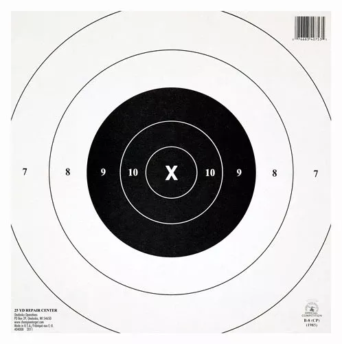 Champion Tgt Paper 10.5″x10.5″ – 25yd. Timed Rapid Fire 12pk