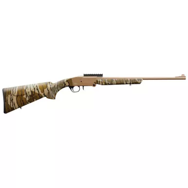 Charles Daly 930270 101 Turkey 410 Gauge Break Open 3" 1rd 20" Flat Dark Earth Cerakote Steel Barrel & Receiver, Fixed Mossy Oak Bottomland Synthetic Stock