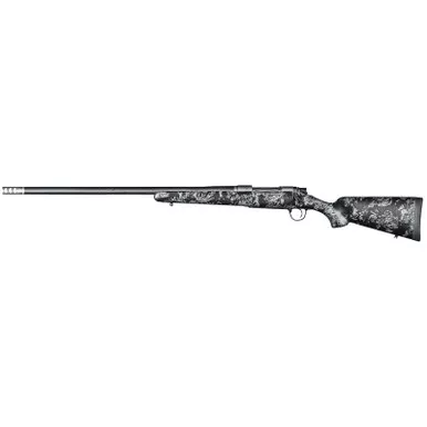 Christensen Arms 8010632000 Ridgeline FFT 7mm PRC 3+1 22" Carbon Fiber/Threaded Barrel, Stainless Steel Cerakote Rec, Black with Gray Accents Stock (Left Hand)