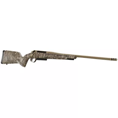 Christensen Arms 8011502100 Evoke Full Size 300 PRC 4+1 22" Flat Dark Earth Cerakote #4 Contour Threaded Barrel, Mossy Oak Bottomland Fixed Hybrid Hunter w/Picatinny Rail Synthetic Stock