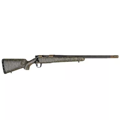 Christensen Arms Burnt Bronze Ridgeline .308 Win 24in Green with Black and Tan Webbing