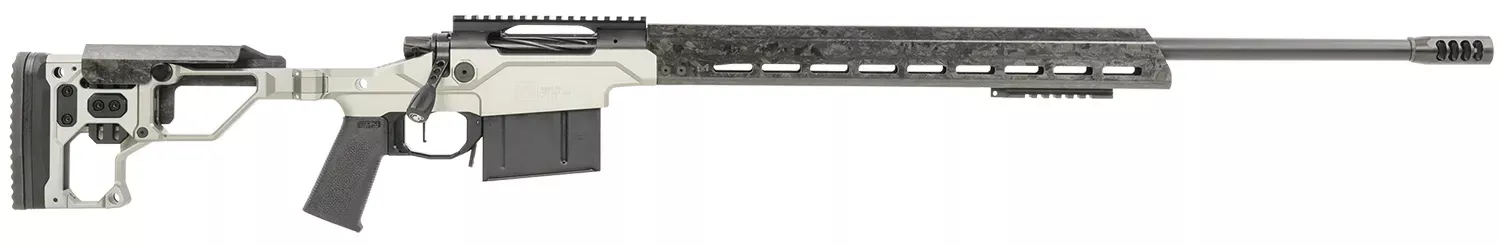 Christensen Arms Modern Precision Full Size 308 Win 5+1, 24″ Carbon Fiber Target Profile/Threaded Steel Barrel