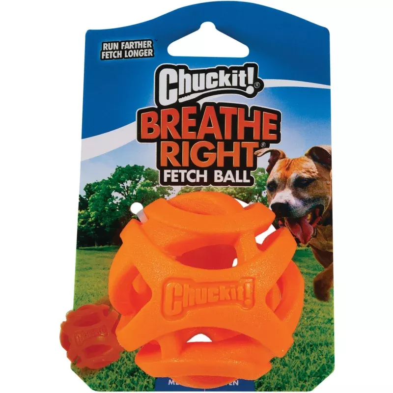 Chuckit! Breathe Right Ball Medium for Dogs – Durable Fetch Toy